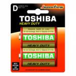 9518 TOSHIBA HEAVY DUTY R20 D 1, 5 V cink-szén elemek buborékcsomagolás 2 db (TOSBAT0320)