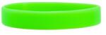 Gifts Service Szilikon karkötő egyszinű, zöld színű, nyomtatás nélkül (BSI010_V)