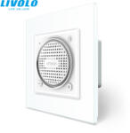 LIVOLO C77BSPW LIVOLO Bluetooth vezeték nélküli hangszóró, fehér kristályüveg (C77BSPW)
