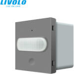 LIVOLO C71RGS LIVOLO mozgásérzékelős érintőkapcsoló, 250V 5A, ezüst (C71RGS)