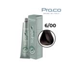 Pro.co Vopsea de par profesionala - fara amoniac - SUPERB - PROCO - 100 ml - 6 00 BLOND INCHIS INTENSE (U6/00)