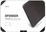Uniq Tok Dfender laptop Sleeve 16" fekete tok