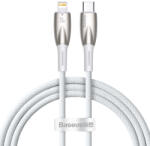 Baseus Glimmer Series kábel gyors töltéssel USB-C - Lightning 480Mb/s PD 20W 1m fehér