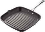 Stellar Tigaie grill Stellar-York, aluminiu, 45.3x26x6 cm, negru argintiu (HO-SX35)