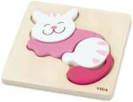 Viga Toys Дървен пъзел Viga - Коте (59930) - baby