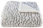4-Home Pătură din imitație de blăniță Petra gri, 150 x 200 cm Patura