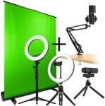 Streamplify Pachet De Streaming Streamplify Camera Web Microfon Ecran Light 10 Light 14 Negru (GABU-306)