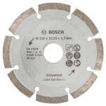 Bosch Disc de taiere diamantat BOSCH pentru materiale de constructii, O 115 mm , grosime 1.7 mm (2 607 019 474) Disc de taiere