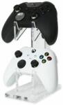 PadForce Suport PadForce® controller compatibil cu Xbox, PS5, PS4, Switch, Casti audio, organizator cabluri, 2 sloturi - Transparent