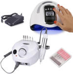 Nail Master elektromos körömcsiszoló és SUN X11 MAX UV/LED műkörmös lámpa szett (sunx11max_naildrillDM202)