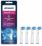  Ultrasonic Pótfej Oral-B-hez SensitiveClean, 4 db