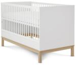 Brendon Astrid 140x70 White-Natural Oak kiságy