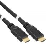 PremiumCord Cablu HDMI cu amplificator, High Speed, Ethernet, 4K@60Hz, tripluecranat, V2.0, conectori auriti, 10m, PremiumCord kphdm2r10 (kphdm2r10)