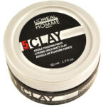 L'Oréal Clay hajformázó agyag férfiaknak (Strong Hold Matt Clay) 50 ml
