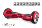 Hover Wheel Hoverboard Original HoverWhee®l, vörösboros kiadás, elektromos robogó, 6, 5 hüvelykes kerekek, ajándék hordtáska, vezeték nélküli távirányító, led lámpák a szárnyakon, elöl és kerekeken, beépített zen