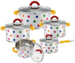 Zass Gourmet Set Oale Zass Gourmet ZG-SCS 02 Inox Cu Capac 10 Piese Multicolor (ZG-SCS 02)