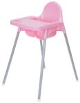 Gold Market Asztali típusú szék babáknak és gyerekeknek, magas biztonsági övvel, rózsaszín, 6 és 36 hónapos (G122980)