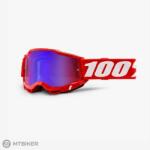 100% Accuri 2 Downhill Goggles Red / Mirror Red-Blue lencse