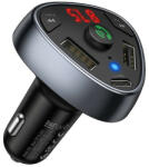 hoco. E51 autós töltő, (PD18W + USB 2, 1A) bluetooth FM transmitterrel, fekete - pixelrodeo