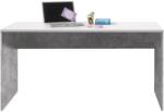 Bega OPTIMUS íróasztal, méretei 150x75x75 cm, szín beton/fehér