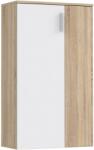 Kring Ankara Cipőtároló, 69x120x34 cm. 2 ajtós, sonoma színű / fehér