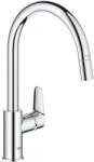 GROHE Baterie bucatarie Grohe StartEdge 30550000, 3/8'', inalta, tip C, dus extractabil, crom (30550000) - badabum
