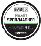 Korda Fir textil KORDA Basix Spod/Marker Braid 200m, 13.6kg, Camo Green (A.KBX043)