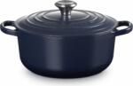 Le Creuset 02729680 20cm Öntöttvas lábas - Sötétkék (02729680)