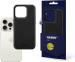 3mk Husa Husa MagSafe pentru Apple iPhone 15 Pro, 3MK, Hardy Silky Leather, Neagra (hus/ma/15p/3mk/ha/ne) - pcone
