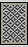 KONDELA Motívum szőnyeg 80x150 cm - fekete-fehér