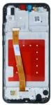 Huawei NBA001LCD003040 Huawei Nova 3e / P20 Lite fekete OEM LCD kijelző érintővel kerettel előlap (NBA001LCD003040)