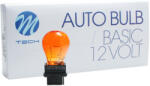 m-tech Izzó 12V PY27W 3156 sárga USA W2, 5x16d (10db) - M-TECH