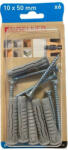KOELNER B-UNIFIX-10+ . . . . UNIPLUG nylon dübel 10x50mm+ süllyf. csav. 6x60mm (6db/csom, 12csom/dob) (64457)