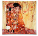 Hanipol Üvegtányér 30x30cm, Klimt: The Kiss