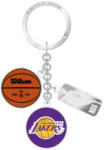 Wilson Los Angeles Lakers Charm Keychain Keyring (LALCKK)