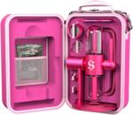 Stundenglass Gravity Stundenglass Kompact Bong din sticla Gravity Infuser Hookah roz in Cutie (USA)