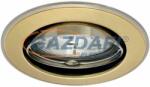Kanlux "Bask" süllyesztett spotlámpa, Gx5, 3, MR16, 50W, matt arany/nikkel, billenthető (2805)