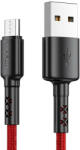 Vipfan USB-Micro USB kábel Vipfan X02, 3A, 1.8m (piros) - bluedigital