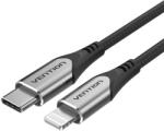 Vention USB-C Lightning töltőkábel Vention, PD 3A, 1, 5m (fekete)