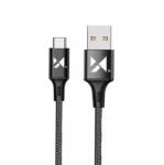 Wozinsky kábel USB - USB type-c 2, 4a 1m fekete (WUC-C1B)