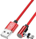 USAMS kábel mágneses csatlakozóval U54 1m lightning piros SJ444USB02 (US-SJ444)