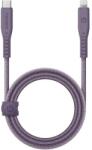 ENERGEA kabel Flow USB-C - Lightning C94 MFI 1.5m lila 60W 3A PD gyorstöltés