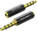 Vention Audio adapter Vention BFBB0 3, 5 mm-es male 2, 5 mm-es Female fekete 0, 25m