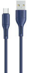 USAMS kábel U68 microUSB 2A gyorstöltés 1m kék SJ502USB03 (US-SJ502)