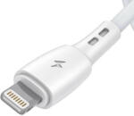 Vipfan USB és Lightning kábel Vipfan Racing X05, 3A, 2m (fehér) - bluedigital