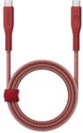 ENERGEA kabel Flow USB-C - USB-C 1.5m piros 240W 5A PD gyorstöltés