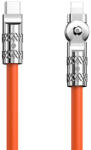Dudao USB-C Lightning forgó kábel Dudao L24CL 120W 1m (narancssárga)