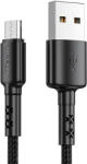 Vipfan USB-Micro USB kábel Vipfan X02, 3A, 1.2m (fekete) - bluedigital