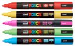 uni Pachet 4+1 Gratis Marker universal UNI PC-5M Posca, 1.8-2.5 mm (MARKUNIPOSCA/4+1GRATIS)