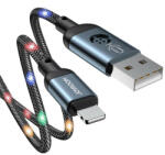 JOYROOM S-1230N16 3A Lightning 1.2M Adatkábel - Fekete